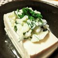 banbonmama's cooksnap of when they made お好きな漬物＆マヨde冷奴(温奴)✿.