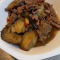 ｋａｍｉｙａｍａ's cooksnap of when they made 茄子と牛肉の甘辛煮浸し.
