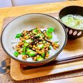 komutatata's cooksnap of when they made 簡単☆夫に褒められた♡オクラ納豆☆.
