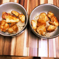 りょーこ0520's cooksnap of when they made 我が家の*ささみガーリックしょうゆ丼.