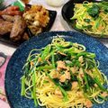 ゆめみるぽよぽよ's cooksnap of when they made ホウレンソウと鮭の和風パスタ.