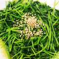 abcdefghｉｊ's cooksnap of when they made 豆苗を美味しく＊豆苗の鶏がら胡麻油炒め.