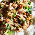 ruricom's cooksnap of when they made 納豆がごちそうに！簡単納豆小ねぎ炒め.