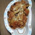 ラフロイグ31年's cooksnap of when they made 挽き肉たっぷり♪ズッキーニのボロネーゼ丼.