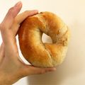 ♡♡MIKI♡♡'s cooksnap of when they made 低温長時間発酵の全粒粉ベーグル.
