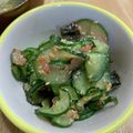 ポメちょん's cooksnap of when they made 梅ゴマきゅうり.