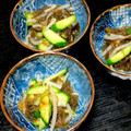 ルぴあ's cooksnap of when they made さっぱりキュウリともやし もずくの酢の物.