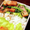 occo※'s cooksnap of when they made 簡単早い！【水蓮菜とベーコンのサッと炒め.