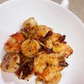 おミソミソ's cooksnap of when they made 海老とホタテのガーリックバター醤油炒め.