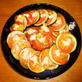 White☆Lily's cooksnap of when they made トマトとズッキーニのカルパッチョ風サラダ.