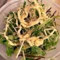 クックNMZI0F☆'s cooksnap of when they made 水菜とちくわの塩昆布マヨサラダ.