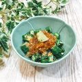 Satoco❋'s cooksnap of when they made オクラになめ茸、ちょこっとワサビ.