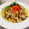 アイリッシュショコラ's cooksnap of when they made たらことしらすと納豆のスパゲティーパスタ.