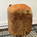 しげその's cooksnap of when they made ジューシーふわふわ　HBレーズン食パン.