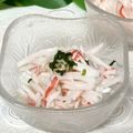 mielle's cooksnap of when they made 超簡単☆大根とカニかまのサラダ.