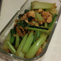 しらたまこむぎ's cooksnap of when they made 小松菜と鷄挽き肉のさっと炒め。.