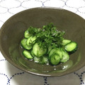 おはなすき's cooksnap of when they made さっぱり美味しい♪きゅうりと大葉の酢の物.
