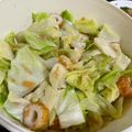 faling_'s cooksnap of when they made お弁当にも♪春キャベツと竹輪の梅ごま和え.