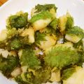 YOU1416's cooksnap of when they made たらと大葉巻き天ぷら.