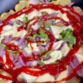 リン012's cooksnap of when they made ぺろりと食べちゃうポテトのピザ.