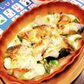 R♡Kママ's cooksnap of when they made アスパラの鮭マヨ焼き.