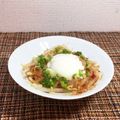 horseland's cooksnap of when they made 簡単&速攻☆よだれ鶏の濃旨ソースで温玉丼.