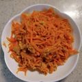 くっくろこ's cooksnap of when they made にんじんツナ卵炒め(しりしり)♪大量消費.