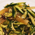 naki1227's cooksnap of when they made 【簡単】きゅうりとクラゲのさっぱりサラダ.