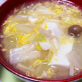 Nya6nya6's cooksnap of when they made 白菜としめじの和風とうふスープ.
