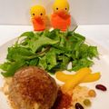 kunyama's cooksnap of when they made 糖質制限◆牛脂で簡単ジューシーハンバーグ.