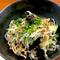 kurebura's cooksnap of when they made シラスと夏野菜のおろしぶっかけ蕎麦.