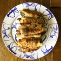 oyukidesu's cooksnap of when they made ナスのton（豚）巻き酢しょうがもOK.