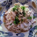 electoon's cooksnap of when they made ひとりランチ★ピリ辛ぶっかけそうめん.