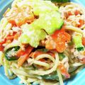 LOKImama's cooksnap of when they made スパサラ(ツナ入り).