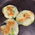 ＊まめゴマ＊'s cooksnap of when they made つかみ食べ＊小松菜とじゃがいものおやき.