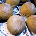 ☆ちゃま's cooksnap of when they made ＊ジェノベーゼソースでバジルパン＊.