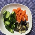 しなさぶ's cooksnap of when they made ★簡単冷蔵庫ぬか漬け★ 〜漬ける時間〜.