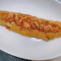 しばちゃそ's cooksnap of when they made めんつゆだけ★居酒屋さんの納豆オムレツ.