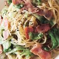 クックFVXNZD☆'s cooksnap of when they made 【パスタ】レタスとベーコンのオイルパスタ.