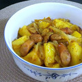 ボビン姫's cooksnap of when they made じゃがいものカレーマキシマムマヨ炒め.
