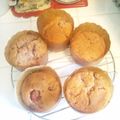 くぅくみ's cooksnap of when they made 米粉入り♫イチゴのマフィン.