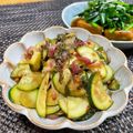 もりはん's cooksnap of when they made ズッキーニのさっぱり梅ぽん薬味炒め.
