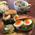 こつゆ514's cooksnap of when they made アボガドトマト大葉のロールパンサンド.