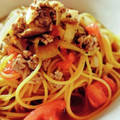 クックANCH35☆'s cooksnap of when they made キノコと鶏挽肉の和風スープパスタ.