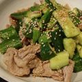 さぁ★たぁ★'s cooksnap of when they made やみつき豚きゅうり.