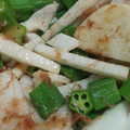 あゆたっくん's cooksnap of when they made 長いもとおくらのおかか梅和え.