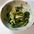 つぶちゃんももちゃん's cooksnap of when they made 簡単：レンジ３０秒：サラダ菜の酢胡麻和え.