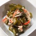 クックMLS2S3☆'s cooksnap of when they made 簡単さっぱりオクラとカニカマ酢の物.