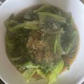 ★食いしん坊母さん★'s cooksnap of when they made マクロビ☆サニーレタスの煮浸し.