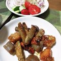 クックDJ2XJP☆'s cooksnap of when they made 甘辛チキンゴボウ.